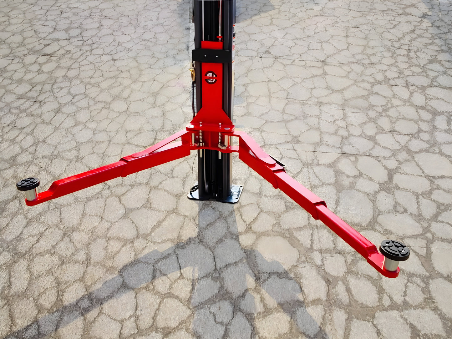 Katool | Two Post Asymmetrical Vehicle Lift 11,000lbs Single Point Lock Release - KT-AS110D-1
