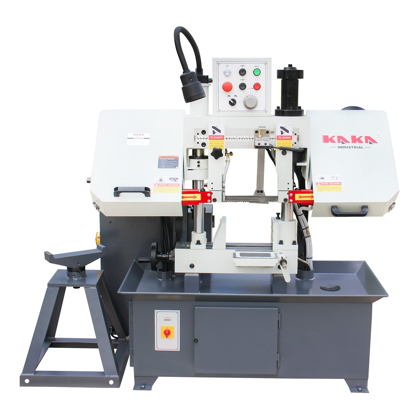 KaKa Industrial TGK-08 Double Column Band Saw, 7.87”x7.87” Capacity, Vertical Lifting, Metal Bandsaw with Light, 230V-60HZ-3PH - 271201V230