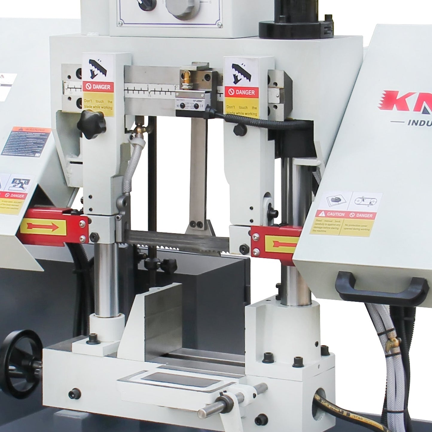 KaKa Industrial TGK-08 Double Column Band Saw, 7.87”x7.87” Capacity, Vertical Lifting, Metal Bandsaw with Light, 230V-60HZ-3PH - 271201V230