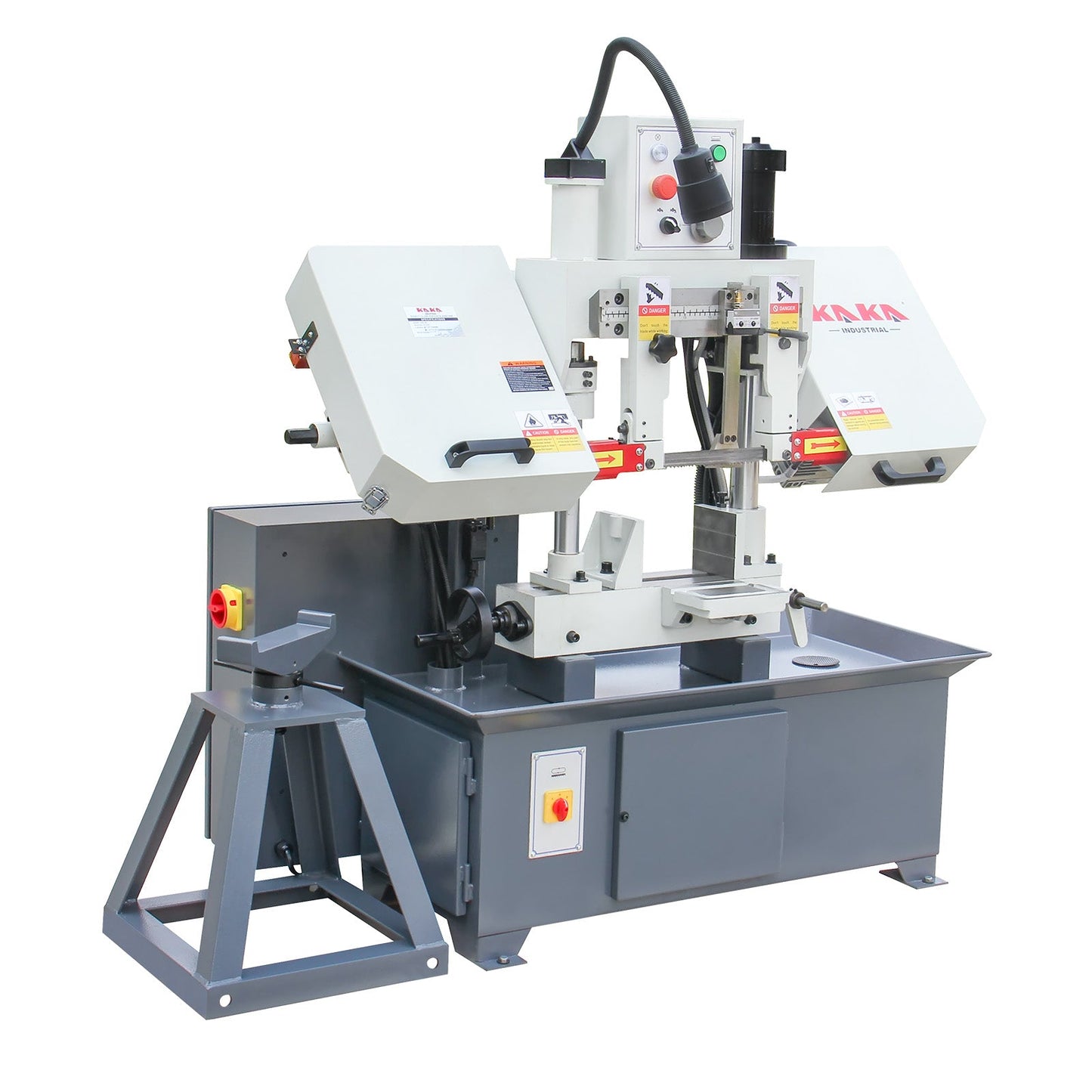 KaKa Industrial TGK-08 Double Column Band Saw, 7.87”x7.87” Capacity, Vertical Lifting, Metal Bandsaw with Light, 230V-60HZ-3PH - 271201V230