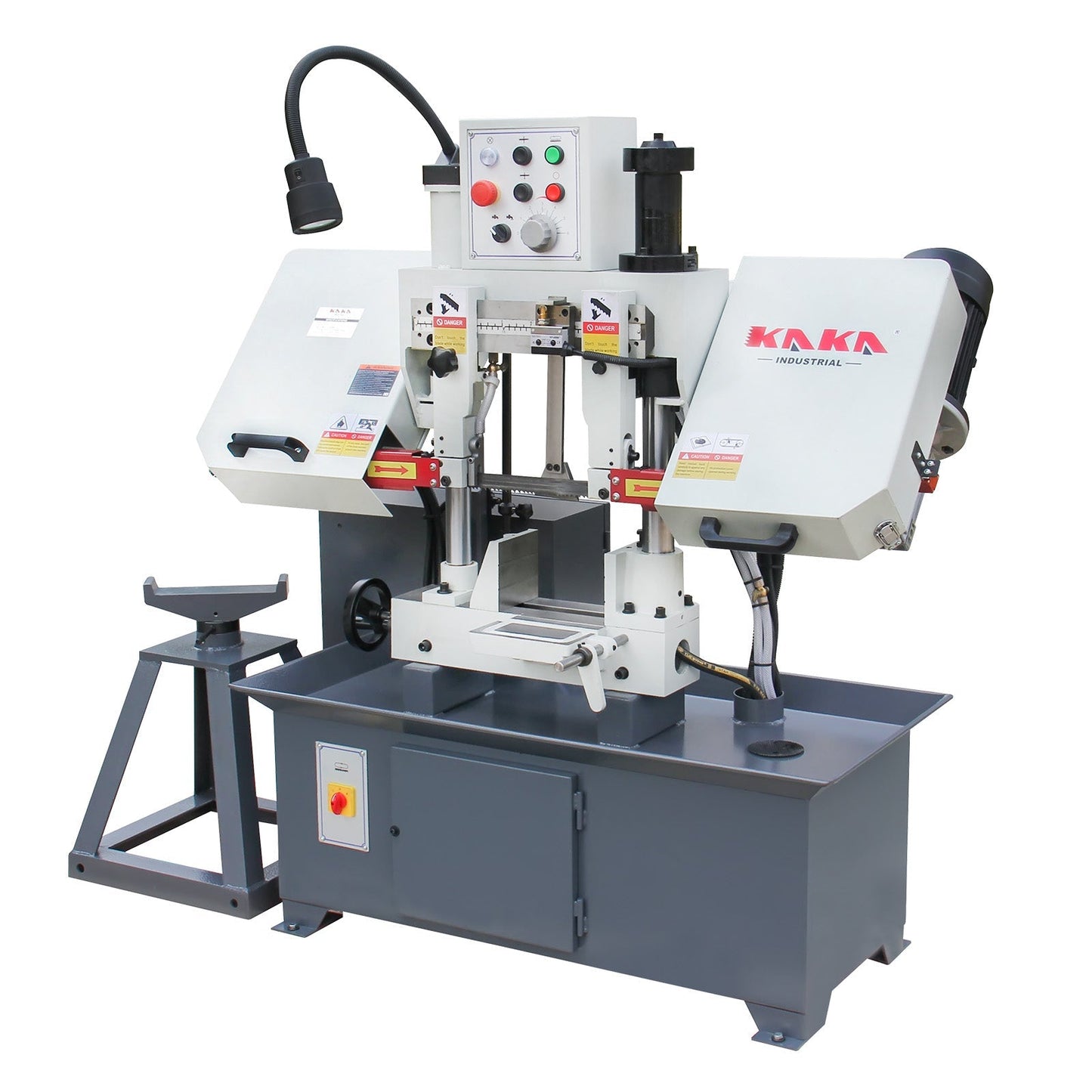KaKa Industrial TGK-08 Double Column Band Saw, 7.87”x7.87” Capacity, Vertical Lifting, Metal Bandsaw with Light, 230V-60HZ-3PH - 271201V230