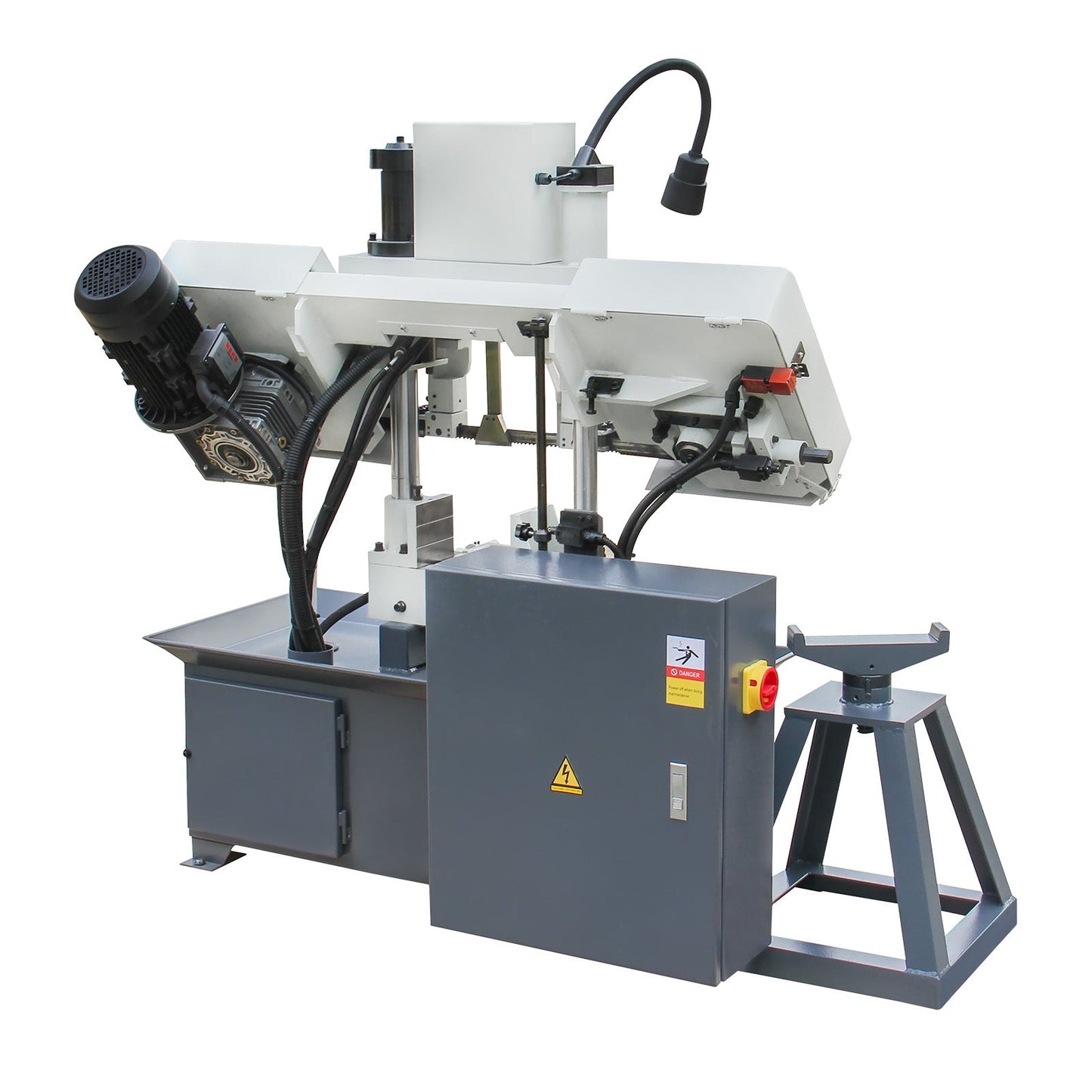 KaKa Industrial TGK-08 Double Column Band Saw, 7.87”x7.87” Capacity, Vertical Lifting, Metal Bandsaw with Light, 230V-60HZ-3PH - 271201V230