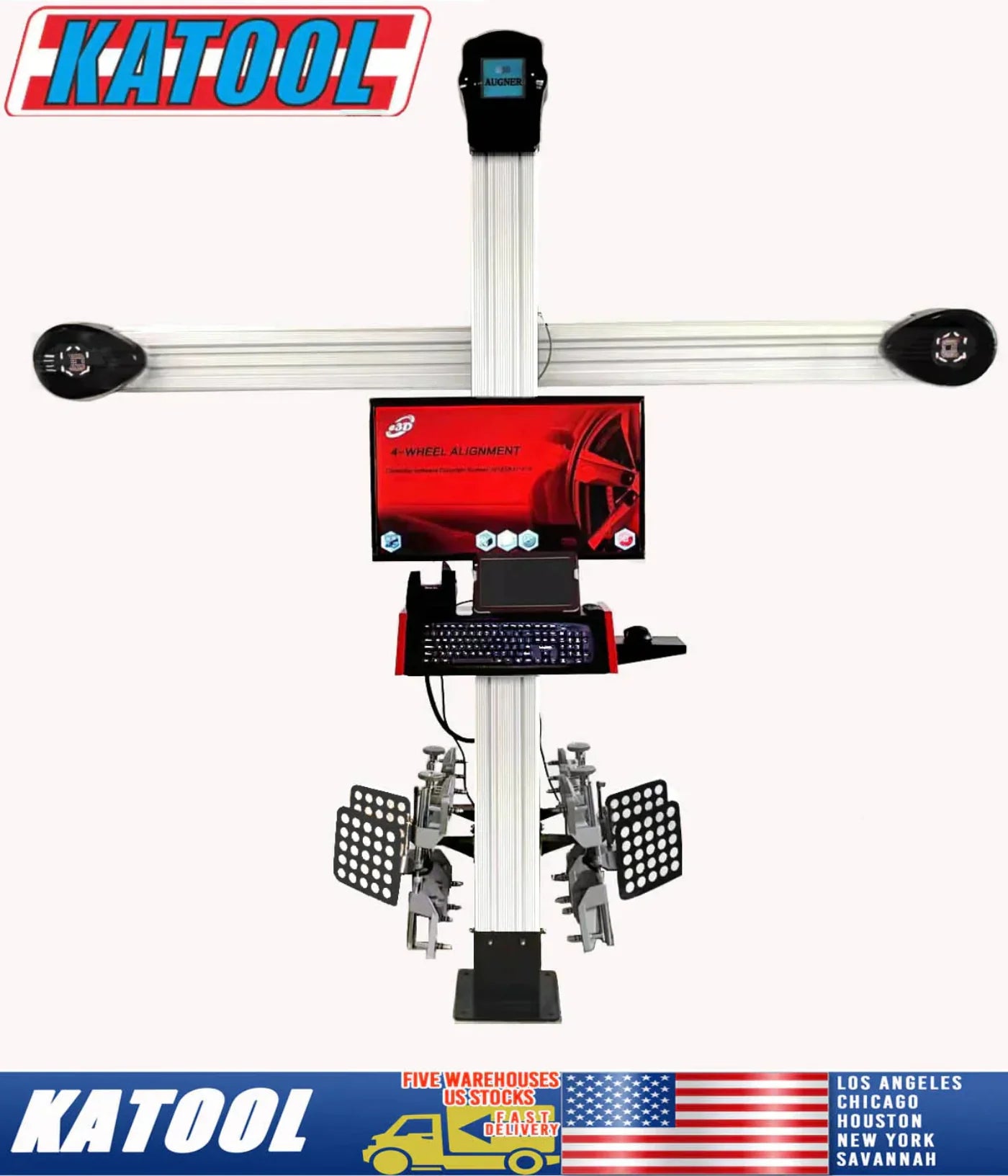 Katool Wheel Alignment Machine Works on 2 Post & Scissor Lift - KT-AV6