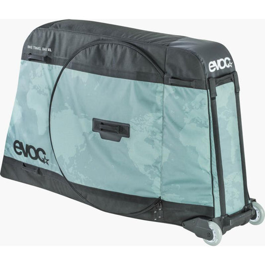EVOC Bike Travel Bag XL - Bike Travel Case for Fat Bikes and Plus Bikes Airplane Train and Car Travel Bike Bag - Olive - EVOC-100405307