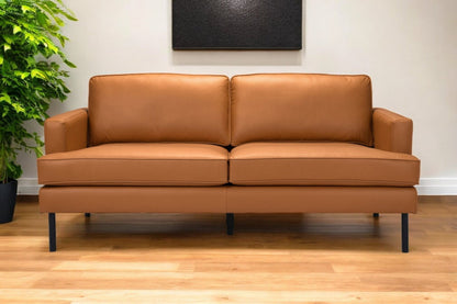 Modway Furniture 72" Brown Polyester Sofa with Chic Black Legs – Luxurious Design & Ultimate Comfort for Your Home - 396466-HOMEROOTS
