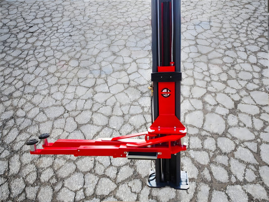 Katool | Two Post Asymmetrical Vehicle Lift 11,000lbs Single Point Lock Release - KT-AS110D-1