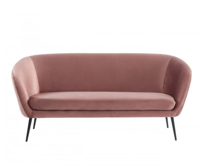 Modway Furniture 75" Coral Sofa with Contemporary Black Legs - Stylish, Comfortable, and Durable Polyester Design - 480909-HOMEROOTS