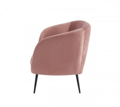 Modway Furniture 75" Coral Sofa with Contemporary Black Legs - Stylish, Comfortable, and Durable Polyester Design - 480909-HOMEROOTS