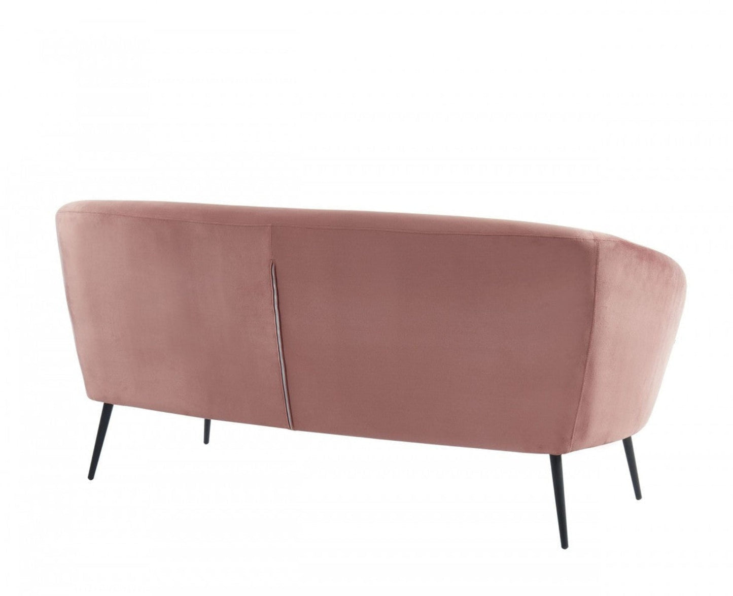 Modway Furniture 75" Coral Sofa with Contemporary Black Legs - Stylish, Comfortable, and Durable Polyester Design - 480909-HOMEROOTS