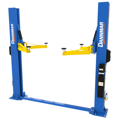 Dannmar D2-8F 8,000-lbs. Capacity Two-Post Lift / Floorplate / Includes Stackable Pads