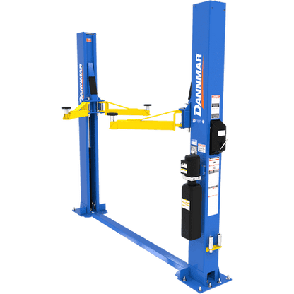 Dannmar D2-8F 8,000-lbs. Capacity Two-Post Lift / Floorplate / Includes Stackable Pads