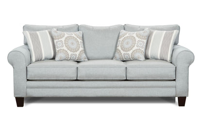 Modway Furniture 1144 Transitional Sleep Sofa - Coastal Style with Reversible Cushions & Stain-Resistant Fabric - 1144 Grande Glacier Sleeper